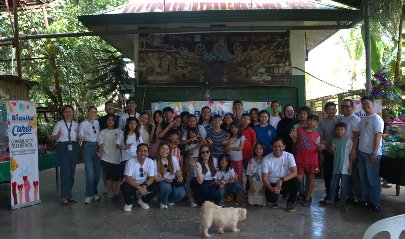 Biosite Medical Instruments Cares community outreach with children and families